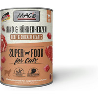 Produktbild von MAC's Cat Katzennassfutter Rind & Hühnerherzen - 12 x 800 g