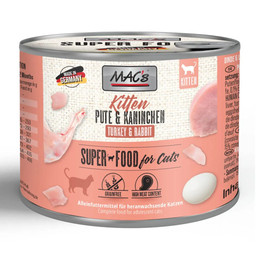Produktbild von MAC's Cat Kitten Pute & Kaninchen - 6 x 200 g