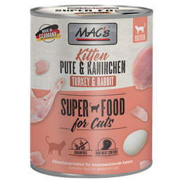Produktbild von MAC's Cat Kitten Pute & Kaninchen - 6 x 800 g