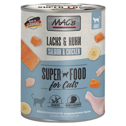 Produktbild von MAC's Cat Lachs & Hühnchen Nassfutter für Katzen - 6 x 800 g