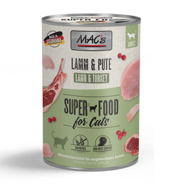 Produktbild von MAC's Cat Lamm & Pute Katzenfutter - 6 x 400 g