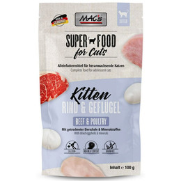Produktbild von MAC's Cat Pouch Kitten Rind & Geflügel - 12 x 100 g