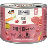 Produktbild von MAC's Cat Rind Nassfutter - 6 x 200 g