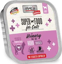 Produktbild von MAC's Cat Vetcare Diätnahrung 100g Schale Katzennassfutter Sparpaket 32 x 100 Gramm Urinary Huhn