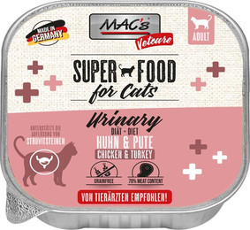Produktbild von MAC's Cat Vetcare Urinary Huhn & Pute - 16 x 100 g
