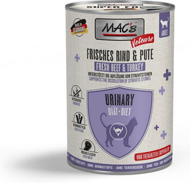 Produktbild von MAC's CAT Vetcare Urinary Rind & Pute 6x400 g