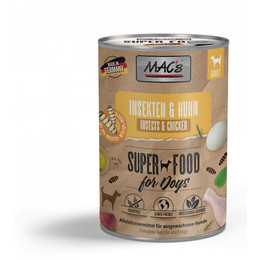 Produktbild von MAC's DOG Huhn & Insekten - 6 x 400 g