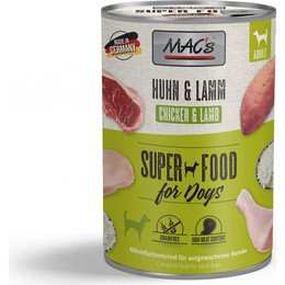 Produktbild von MAC's Dog Huhn & Lamm - 6 x 400 g