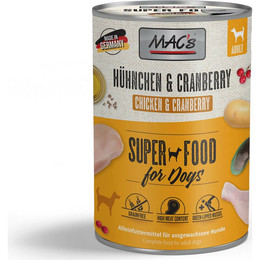 Produktbild von MAC's Dog Hühnchen & Cranberry - 6 x 400 g