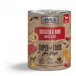 Produktbild von MAC's DOG Insekten & Rind Nassfutter - 6 x 750 g