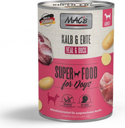 Produktbild von MAC's Dog Kalb und Ente 12x400g