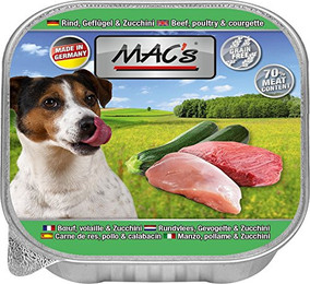 Produktbild von MAC's Dog Kaninchen, Rind & Gemüse Nassfutter - 6 x 200 g
