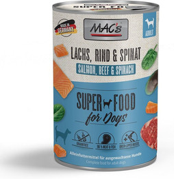 Produktbild von MAC's Dog Lachs und Spinat 12x400g