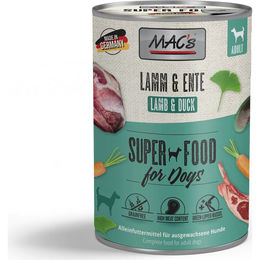 Produktbild von MAC's Dog Lamm & Ente - 6 x 400 g