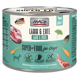 Produktbild von MAC's Dog Lamm & Ente Nassfutter - 6 x 200 g
