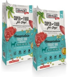 Produktbild von MAC's Dog Mono Adult Trockenfutter Rind - 2 x 3 kg
