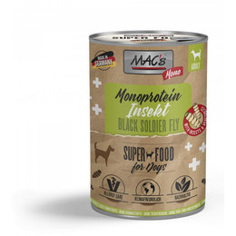 Produktbild von MAC's DOG Mono Insekten Nassfutter für Hunde - 6 x 375 g