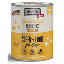 Produktbild von MAC's Dog Mono Sensitive Pute - 6 x 800 g