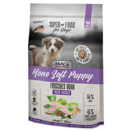 Produktbild von MAC's Dog Mono Soft Puppy Frisches Huhn - 300 g