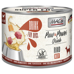 Produktbild von MAC's Dog Paw Power Drink Rind - 6 x 200 g