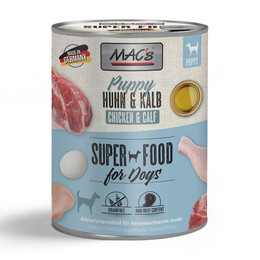 Produktbild von MAC's Dog Puppy Huhn & Kalb - 6 x 800 g