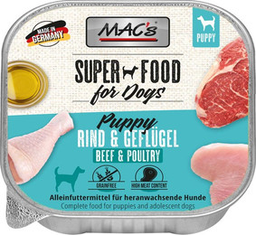Produktbild von MAC's Dog Puppy Rind & Geflügel - 10 x 150 g