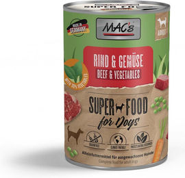 Produktbild von MAC's Dog Rind und Gemüse 6x400g