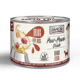 Produktbild von Mac's Dog Snack Paw Power Drink Rind 6x200g