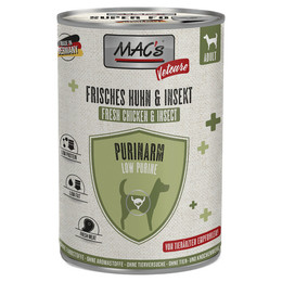 Produktbild von MAC's DOG Vetcare Purinarm Huhn & Insekt - 6 x 400 g