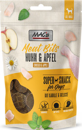 Produktbild von MAC's Meat Bits Hundesnack Meat Bits Huhn & Apfel Hundesnack 16x 90 Gramm