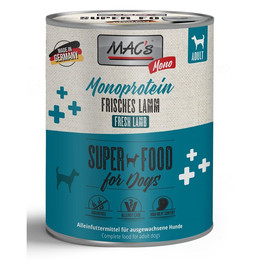 Produktbild von MAC's Mono Sensitive Lamm Nassfutter für Hunde - 6 x 800 g