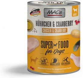 Produktbild von MAC's Nassfutter Hund Adult Hühnchen und Cranberry - 6 x 800 g