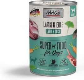 Produktbild von MAC's Nassfutter Hund Adult Lamm und Ente - 6 x 400 g