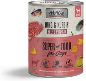 Produktbild von MAC's Nassfutter Hund Adult Rind und Kürbis - 6 x 800 g