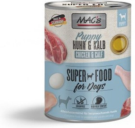 Produktbild von MAC's Nassfutter Hund Puppy Kalb und Huhn - 6 x 800 g