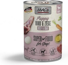 Produktbild von MAC's Nassfutter Hund Puppy Rind und Ziege - 6 x 400 g