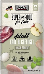 Produktbild von MAC's Nassfutter Katze Adult Ente und Geflügel - 24 x 100 g