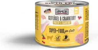 Produktbild von MAC's Nassfutter Katze Adult Geflügel, Rind und Cranberry - 24 x 200 g