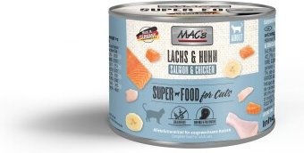 Produktbild von MAC's Nassfutter Katze Adult Lachs und Hähnchen - 12 x 200 g