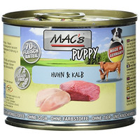 Produktbild von Mac's Puppy Huhn & Kalb - 6 x 200 g