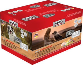 Produktbild von MAC's Soft Getreidefrei Huhn & Lachs Halbfeuchtfutter - 3 x 5 kg