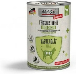 Produktbild von MAC's Vetcare Nierendiät Katzennassfutter Vetcare Nierendiaet Huhn Katzennassfutter 12x 400 Gramm