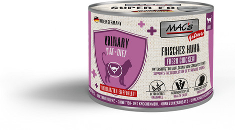 Produktbild von MAC's Vetcare Urinary Katzennassfutter Vetcare Urinary Huhn Katzennassfutter 12x 200 Gramm