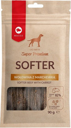 Produktbild von MACED Super Premium Softer Hundeleckerli Rindfleisch mit Karotten - 90 g