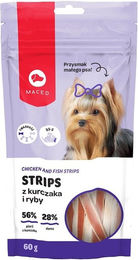 Produktbild von MACED York Strips Huhn Fisch 60 g
