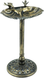 Produktbild von Macosa Home Vogeltränke Kunststoff Altgold stehend