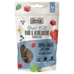 Produktbild von MACs Meat Bits Rind & Heidelbeere 90 g