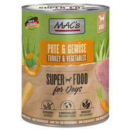 Produktbild von MACs Pute & Gemüse 800 g - 6 Stück