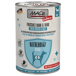 Produktbild von MACs Vetcare Nierendiät Huhn & Rind 400 g - 6 Stück
