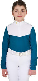 Produktbild von Mädchen Langarm-Zip-Polo-Competition Equestro